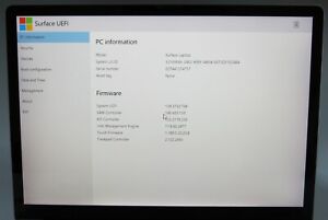 New ListingMicrosoft Surface Laptop 1 1769 / i7-7660U @2.5 / 512GB SSD / 16GB / No OS *Used