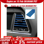 10x Auto Car Accessories Blue Air Conditioner Outlet Decoration Strip Universal