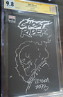 CGC 9.8 GHOST RIDER #1 Variant Edition SIGNED SKETCHED BY MARK TEXEIRA DAREDEVIL