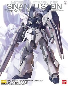 Bandai Hobby Gundam Sinanju Stein Ver. Ka MG 1/100 Model Kit USA Seller