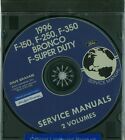 1996 FORD TRUCK SHOP  MANUAL ON CD-F-150, F-250, F-350, BRONCO & F-SUPER DUTY