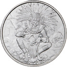 Aztec God of Death | Mictlantecuhtli - 1 oz .999 Fine Silver Round