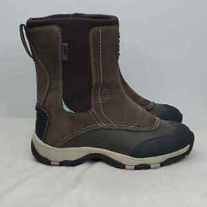LL Bean Storm Chaser Boots Snow Winter Tek 2.5 Waterproof Pull On Womens 8 Brown