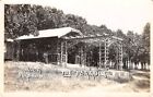 Milford Iowa~YWCA Camp Okoboji~Pergola & Shelter House~1930s Real Photo~RPPC