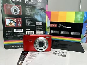 Polaroid i20X29 20MP Digital Camera Red Compact w/ Optical Zoom 10x Auto Focus