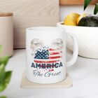 America The Great Mug, America Mug Print, American Coffee Mug, USA Mug Print