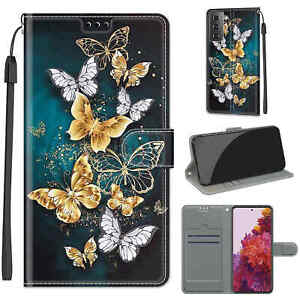 Butterfly Wallet Phone Case For Samsung iPhone Huawei Xiaomi ZTE Sony OPPO Moto