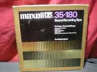 Maxell  UD 35-180  10 1/2 Inch  Supertramp Young Bloods  Used  Reel To Reel Tape