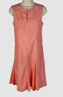 $995 Akris Punto Women's Pink Poplin Skater Dress Size 6