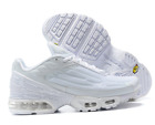 Nike Air Max Plus Men's Leisure Running Shoes Pure White Sneakers Trainers