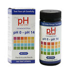 100 pH Test Strips Soil pH Testing Kit | 0-14 Universal pH Tester Litmus Paper