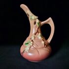 Roseville Pottery Snowberry Ewer Vase Dusty Rose Pink Style # 1TK-6 USA 1947