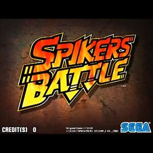 Used Spikers Battle Segs NAOMI GD-ROM + Key Chip 3D Action Game