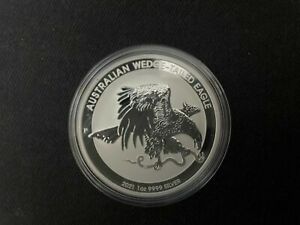 2021 Australian $1 Wedge Tailed Eagle 1oz .999 Silver Bullion Coin From Roll