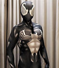 Black Venom Spiderman Cosplay Costume Jumpsuit Spider-man Zentai Suit Halloween