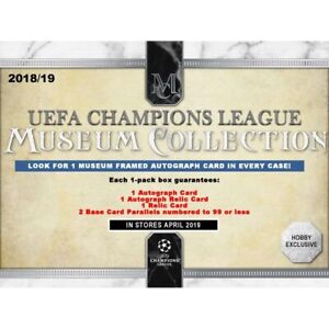 2018-19 TOPPS CHAMPIONS LEAGUE MUSEUM COLLECTION SOCCER HOBBY BOX SEALED 18TOSCL