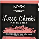 NYX Sweet Cheeks Creamy Powder Blush Matte or Glow ~ You Choose