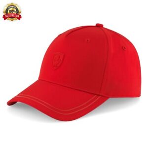 PUMA ORIGINAL SCUDERIA FERRARI SPTWR STYLE BASEBALL CAP POLYESTER UNISEX RED HAT
