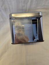 Vintage MCM Lincoln Beauty Ware Stainless Steel Canister, Label Missing