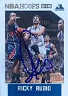 Ricky Rubio signed autographed Timberwolves 2015-2016 hoops card #68 COA