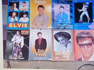 Elvis Calendars Bundle - 37 CALENDARS *Range from *Excellent - AS NEW*