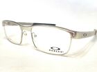 NEW Oakley Surface Plate OX5132-0352 Mens Satin Chrome Eyeglasses Frames 52/18