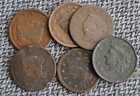 Cull US Large Cents - Heavy Wear, Scratches, Corrosion etc. - Coronet, Braided H