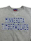 Minnesota Timberwolves Champion Grey Crewneck Sweatshirt XL Read Vintage 90's