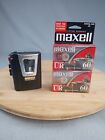 New ListingSony TCM-16 Portable Cassette Recorder & Player - With Two Sealed Tapes- Works