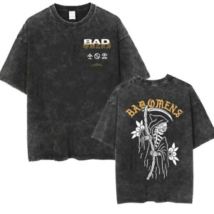 Bad Omens Band Music Tour 2024 Washed T Shirt Retro 90S Men Women Clothing Y2K H