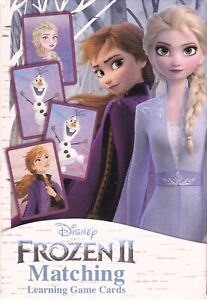 Cards Matching DISNEY FROZEN 2 Characters Learning Flash Game Deck