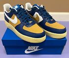 Nike Undefeated Air Force 1 Low SP 5 On It Blue Yellow Men's Size 9.5 & 13 NEW