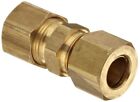 New Listing62C-06 Brass Compression Tube Fitting, Union, 3/8