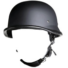 German Novelty Flat Black Helmet With Q-Release USA SELLER