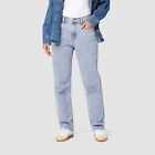 DENIZEN from Levi's Women's Mid-Rise 90's Loose Straight Jeans - Future Fade 10