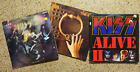 KISS 3 Vinyl Album Lot - Alive! 1 & 2, Music from The Elder LP Record VG