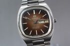 *NEAR MINT* Vintage OMEGA Seamaster Automatic TV Screen Charcoal Dial Date Men's