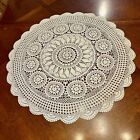 Tablecloth Off White Crochet Table Topper Large Doily 30