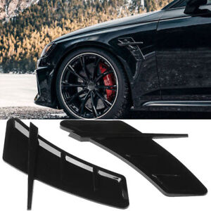Glossy Black Soft TPU 3D Side Fender Vents Air Wing Cover Trim Car Accessories (For: 2021 BMW X5)