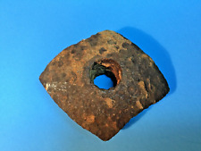 Dug Civil War CSA 24lb Polygonal Shell Fragment with fuse hole (fm Virginia) (b)