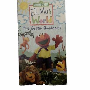 New ListingSesame Street Elmo’s World: The Great Outdoors! 2003 VHS Rare Release!