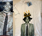 1 JEAN-MICHEL BASQUIAT T-SHIRT MoMA New York Suit Crown Black White XS or XL NWT