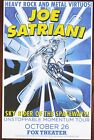 New ListingJoe Satriani  autographed concert poster