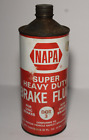 1960s VINTAGE NAPA OIL CAN BRAKE FLUID VINTAGE CONE TOP CAN MONTGOMERY ALABAMA