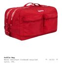 Supreme Black Duffle Bag  Red  BagWater resistant Cordura® recycled 2022