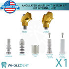 Angulated Abutment Multi Unit System 17° Kit Titanium Dental Implant Int Hex