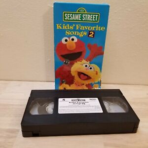 Kids' Favorite Songs 2 by Sesame Street Elmo VHS