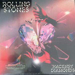 ROLLING STONES HACKNEY DIAMONDS- DIAMOND CLEAR VINYL LP LIMITED SEALED MINT