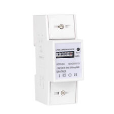 Digital Single Phase Electric Energy Counter AC 230V 5-80A Analog Watt Meter