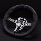 OEM Real Leather Flat Customized Sport Universal Steering Wheel For M5 5-Series